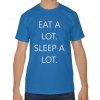 Koszulka męska dzień chłopaka Eat a lot sleep a lot